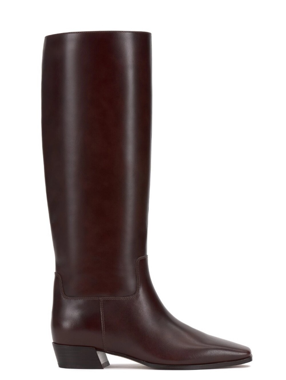Vince Camuto Tall Leather Knee-High Boots in Dark Brown